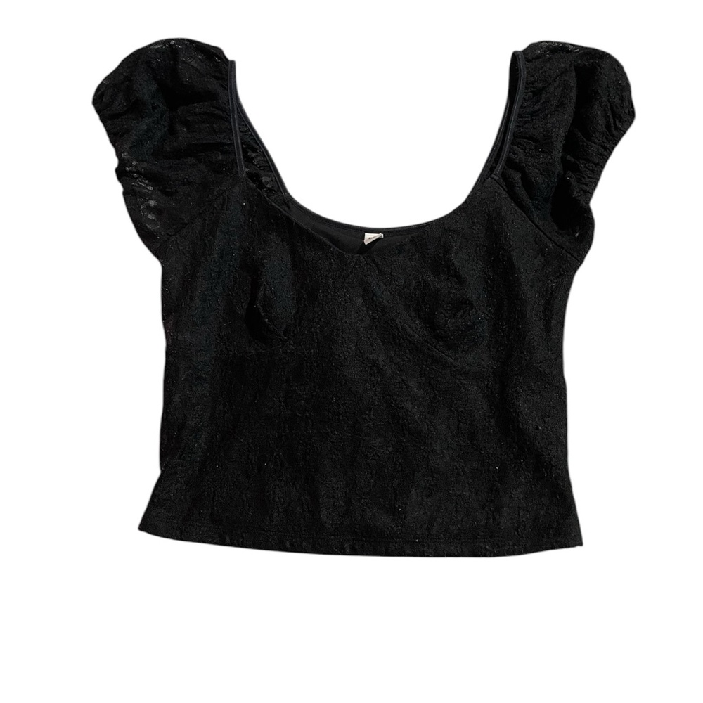 Black Lace Women's Top